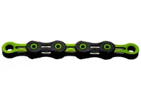 KMC x-10 sl dlc super light 116-glides 10-speed - black/green