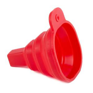 Benson Trechter - opvouwbaar - rood - siliconen - keuken/auto/klussen