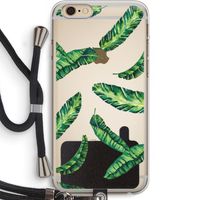 Lange bladeren: iPhone 6 PLUS / 6S PLUS Transparant Hoesje met koord