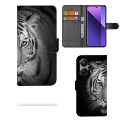 Xiaomi Redmi Note 13 Pro Plus | Telefoonhoesje | Met pasjeshouder | Tijger