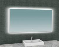 Badkamerspiegel Soul | 140x80 cm | Rechthoekig | Indirecte LED verlichting | Touch button | Met verwarming