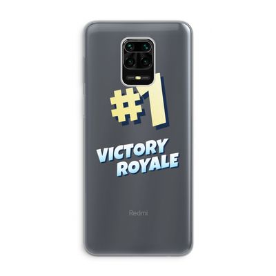 Victory Royale: Xiaomi Redmi Note 9 Pro Transparant Hoesje
