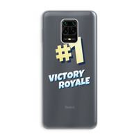 Victory Royale: Xiaomi Redmi Note 9 Pro Transparant Hoesje