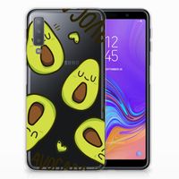 Samsung Galaxy A7 (2018) Telefoonhoesje met Naam Avocado Singing - thumbnail
