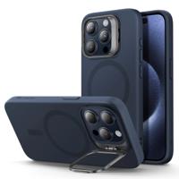 iPhone 15 Pro Cloud Soft Case with Stash Stand (HaloLock) - Dark Blue