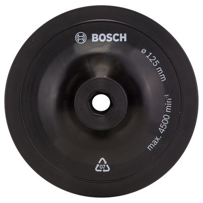 Bosch Accessoires Schuurplateau voor boormachines, 125 mm, spansysteem - 2609256281