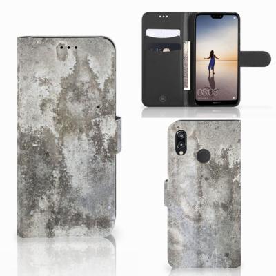 Huawei P20 Lite | Bookcase | Beton Print