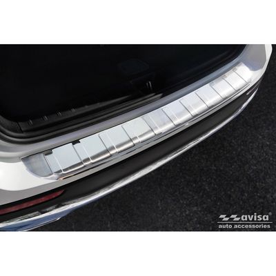 RVS Bumper beschermer passend voor Mercedes GLB (X247) 2019- 'Ribs' AV235122