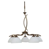 Masterlight Hanglamp Verona 1 5-lichts bronsbruin 2479-21-51 - thumbnail