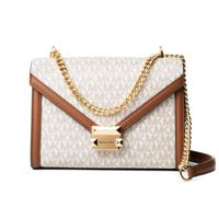 Schoudertas Michael Kors Whitney Beige 24 x 18 x 8 cm