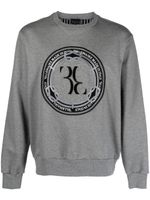 Billionaire sweat en coton à logo imprimé - Gris