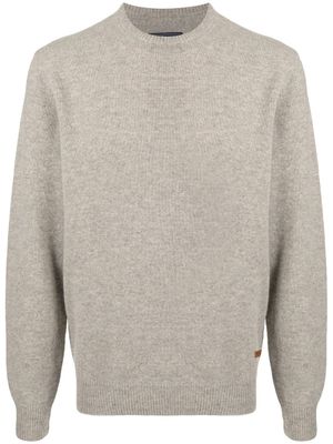 Barbour pull Essential Patch à col rond - Marron