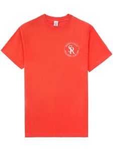 Sporty & Rich t-shirt en coton à logo imprimé - Rouge