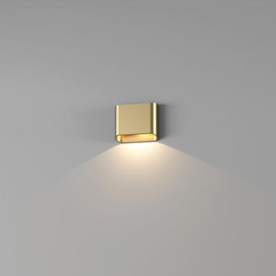 Wandlamp Artdelight Diaz 1 Lichts LED 2700K Dimbaar Geborsteld Goud
