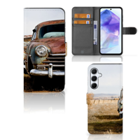 Samsung Galaxy A55 Telefoonhoesje met foto Vintage Auto - thumbnail