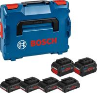 Bosch Professional Starterset 4x Accu 18V 4.0Ah ProCORE18V AMPShare + 2x Accu 18V 8.0Ah ProCORE18V AMPShare in L-Boxx - 1600A02A2T