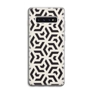 Crazy pattern: Samsung Galaxy S10 4G Transparant Hoesje