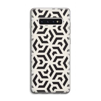 Crazy pattern: Samsung Galaxy S10 4G Transparant Hoesje