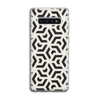 Crazy pattern: Samsung Galaxy S10 4G Transparant Hoesje