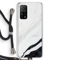 Elegante marmer: Xiaomi Mi 10T 5G Transparant Hoesje met koord