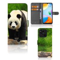 Xiaomi Redmi 10C | Telefoonhoesje | Met pasjeshouder | Panda