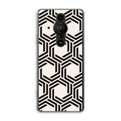 Geometrisch patroon: Sony Xperia Pro-I Transparant Hoesje