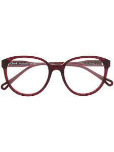 Chloé Eyewear lunettes de vue à monture ronde - Rouge