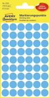 Avery Ronde etiketten diameter 12 mm, blauw, 270 stuks