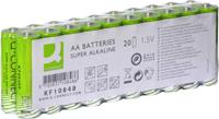 Q-CONNECT batterij, alkaline, AA, pak van 20 stuks Q-CONNECT batterij, alkaline, AA, pak van 20 stuks