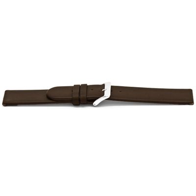 Horlogeband Universeel D403 Leder Bruin 14mm