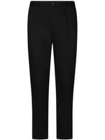 Dolce & Gabbana pantalon de tailleur à logo embossé - Noir