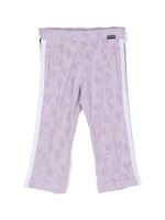 Palm Angels Kids pantalon de jogging Palms à rayures latérales - Violet