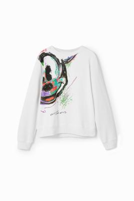 Arty sweatshirt Mickey Mouse - WHITE - XXL