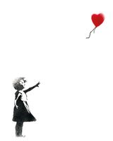 Balloon Girl Banksy Art Print 30x40cm