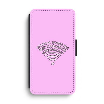 Home Is Where The Wifi Is: iPhone XS Max Flip Hoesje
