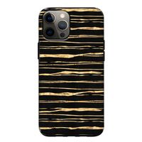 Gouden strepen: iPhone 12 Tough Case
