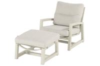 Gio relax lounge chair plus Footstool I - Hartman