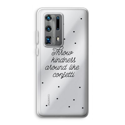 Confetti: Huawei P40 Pro Plus Transparant Hoesje