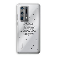 Confetti: Huawei P40 Pro Plus Transparant Hoesje