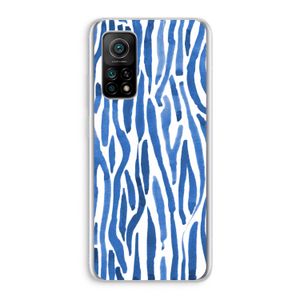 Blauwe nerven: Xiaomi Mi 10T 5G Transparant Hoesje