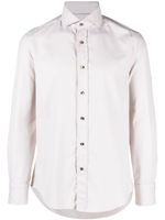 Brunello Cucinelli chemise en coton à boutonnière - Tons neutres