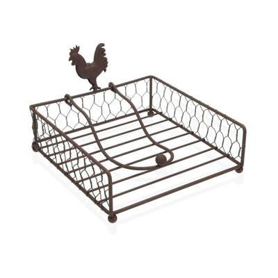Servethouder Versa Metaal Staal 18,5 X 12 X 18,5 CM