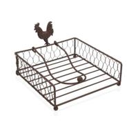 Servethouder Versa Metaal Staal 18,5 X 12 X 18,5 CM