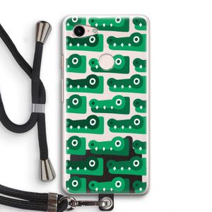 Crocs: Pixel 3 Transparant Hoesje met koord