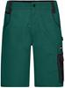 James & Nicholson JN835 Workwear Bermudas -STRONG- - Dark-Green/Black - 56