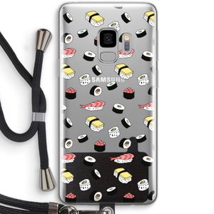 Sushi time: Samsung Galaxy S9 Transparant Hoesje met koord