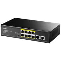 Cudy FS1010P netwerk-switch Fast Ethernet (10/100) Power over Ethernet (PoE) Zwart - thumbnail