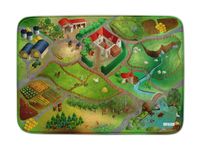 ACHOKA speelkleed boerderij 180 x 130 cm junior multicolor ACHOKA speelkleed boerderij 180 x 130 cm junior multicolor