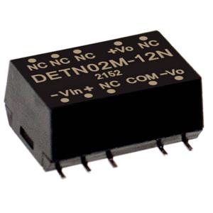 Mean Well DETN02L-15N DC/DC-converter, SMD 66 mA 2 W Aantal uitgangen: 2 x Inhoud 1 stuk(s)