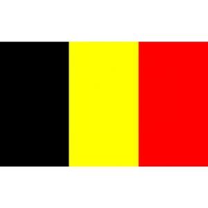 Vlag van Belgie mini formaat 60 x 90 cm   -